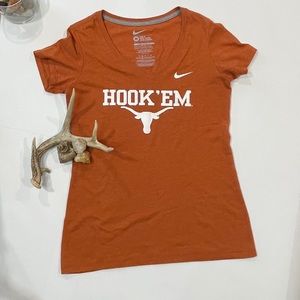Nike Wmns Texas Longhorns T-shirt brnt orange sz M